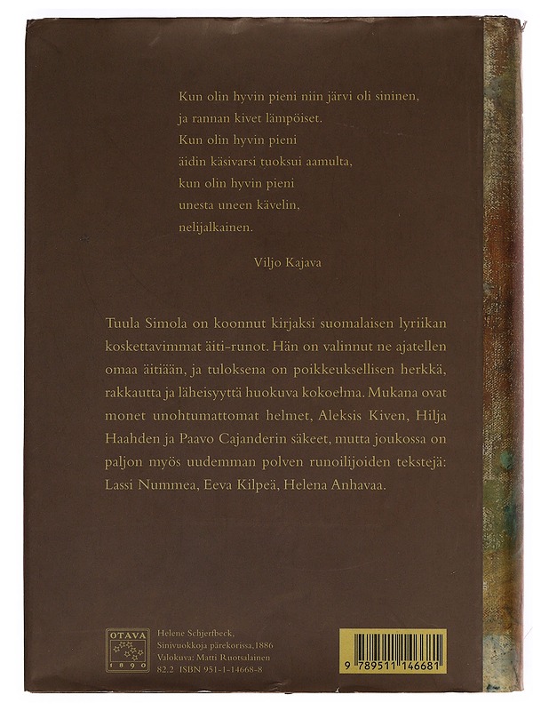 Äideistä parhain : runoja äidille - Simola, Tuula - Romaanit ja novellit - 10105405000 - 1