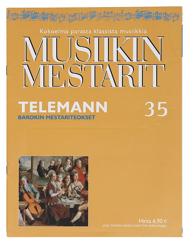 Musiikin mestarit 35 : Telemann - Elämäkerrat ja muistelmat - 10105404999 - 0