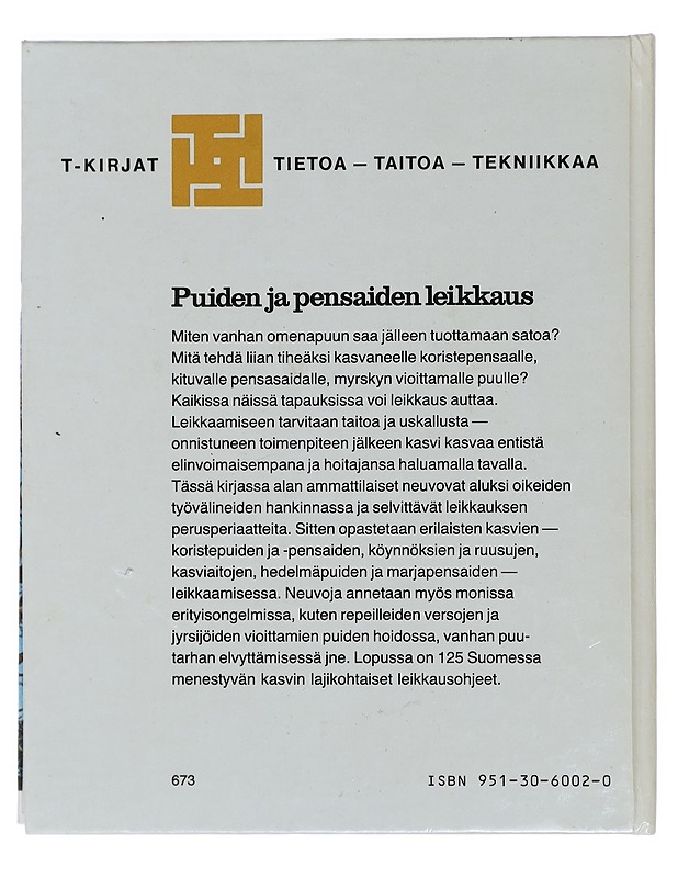 Puiden ja pensaiden leikkaus - Alm, Gustav - Tietokirjat ja oppaat - 10105405019 - 1