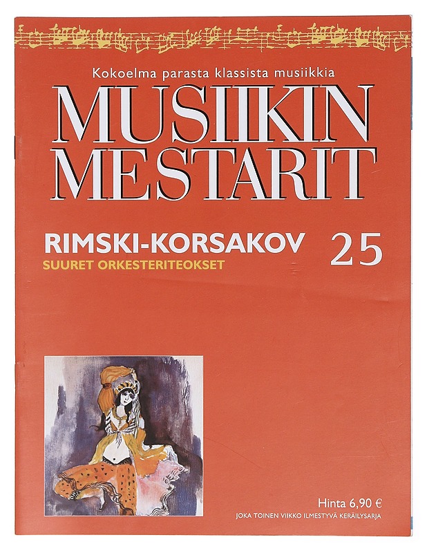 Musiikin mestarit 25 : Rimski-Korsakov - Elämäkerrat ja muistelmat - 10105405029 - 0