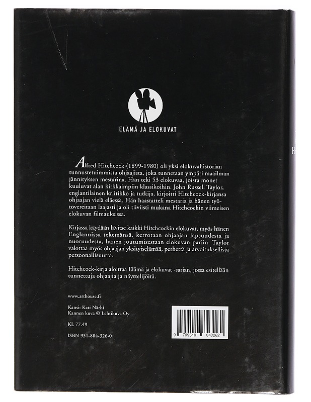 Hitchcock : elämä ja elokuvat - Taylor, John Russel - Elämäkerrat ja muistelmat - 10105405038 - 1