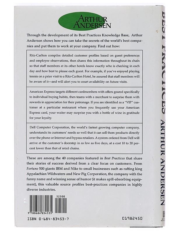 Best practices : building your business with customer-focused solutions - Hiebeler, Robert - Tietokirjat ja oppaat - 10105405051 - 1