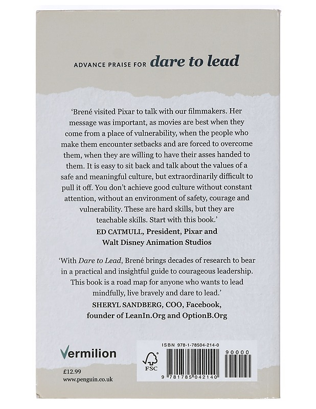 Dare to lead : brave work, tough conversations, whole hearts - Brené Brown - Tietokirjat ja oppaat - 10105405055 - 1