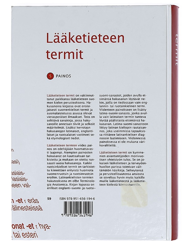 Lääketieteen termit : Duodecimin selittävä suursanakirja - Alho, Antti - Tietokirjat ja oppaat - 10105405080 - 1