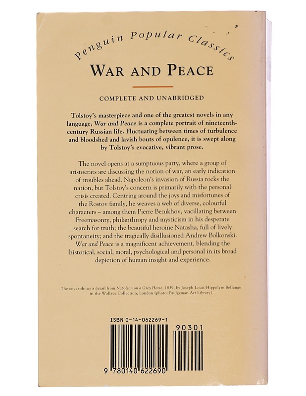 War and peace - Leo Tolstoy - Romaanit ja novellit - 10105405091 - 1