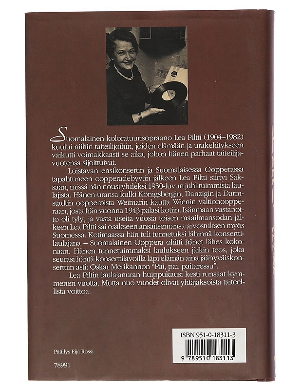 Lea Piltti - Leena Nivanka - Elämäkerrat ja muistelmat - 10105405092 - 1