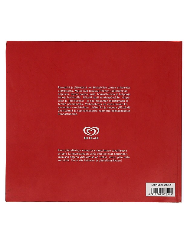 Pieni Jäätelökirja Suurista Nautinnoista - GB Glace - Kirja lahjaksi - 10105405110 - 1