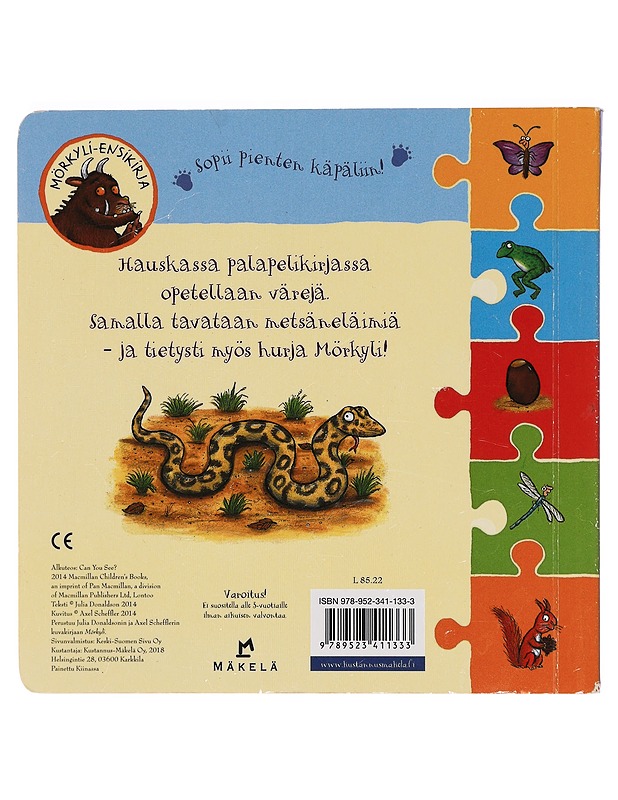 Opitaan värejä - Donaldson, Julia - Lastenkirjat - 10105405117 - 1