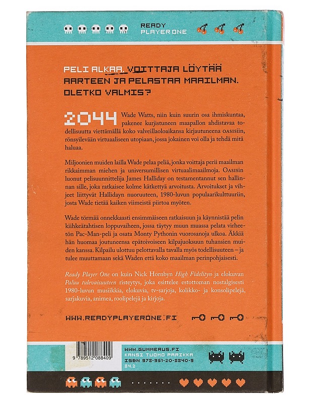 Ready Player One - Cline, Ernest - Fantasia- ja scifi - 10105405130 - 1