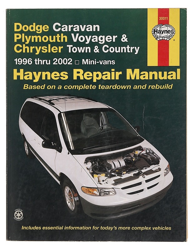 Dodge Caravan, Plymouth Voyager & Chrysler Town & Country : Automotive repair manual : 1996 thru 2002 : mini-vans - Le Doux, Alan - Tietokirjat ja oppaat - 10105405150 - 0