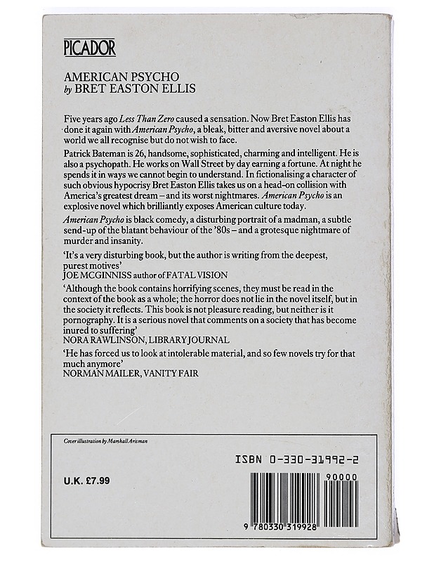 American psycho - Bret Easton Ellis - Romaanit ja novellit - 10105405169 - 1