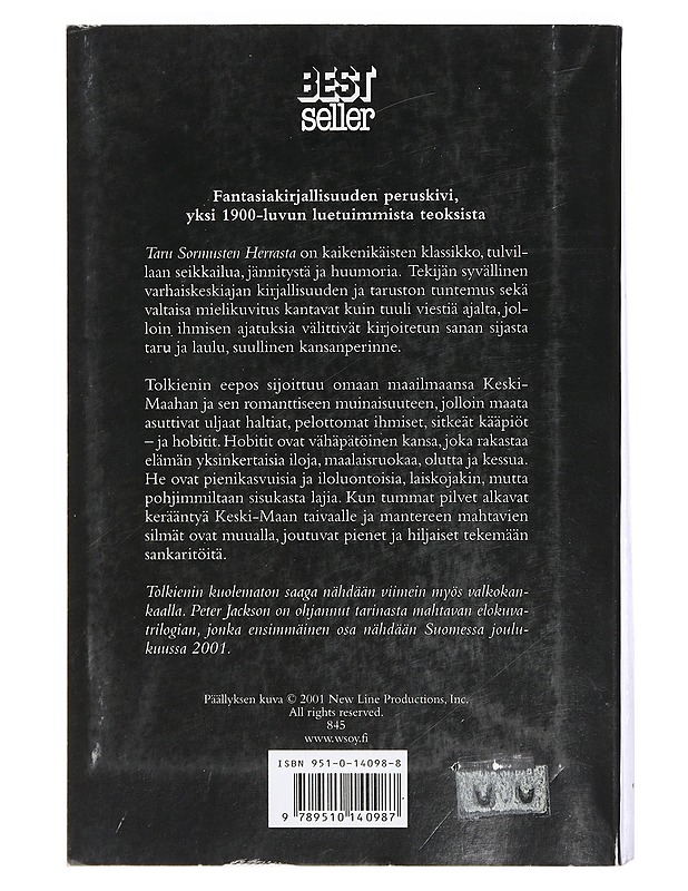 Taru sormusten herrasta - Tolkien, J. R. R. - Fantasia- ja scifi - 10105405168 - 1