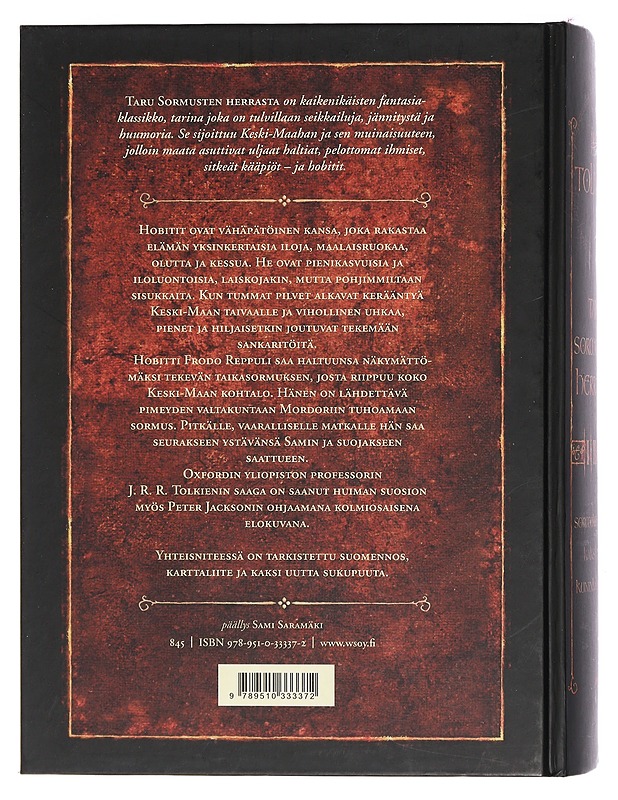 Taru sormusten herrasta - Tolkien, J. R. R. - Fantasia- ja scifi - 10105405174 - 1