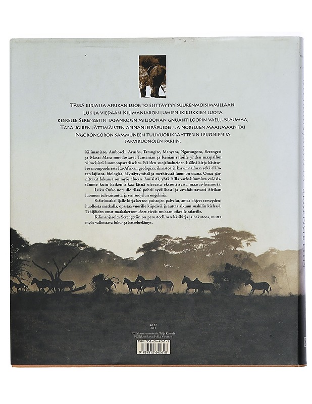 Kilimanjarolta Serengetiin : Afrikan suuri luonto - Marttila, Olli - Tietokirjat ja oppaat - 10105405180 - 1
