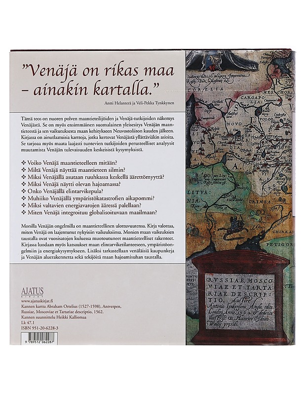 Maantieteelle Venäjä ei voi mitään - Helanterä, Antti - Historiakirjat - 10105405179 - 1