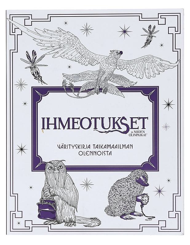 Ihmeotukset ja niide olinpaikat, värityskirja Taikamaailman olennoista  - Lastenkirjat - 10105405186 - 0