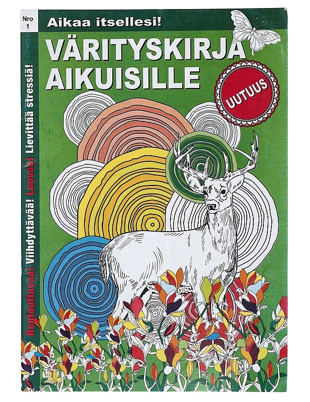 Värityskirja aikuisille - Harrastekirjat - 10105405191 - 0