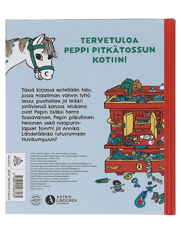 Peppi ja Huvikumpu - Lindgren, Astrid - Lastenkirjat - 10105405198 - 1