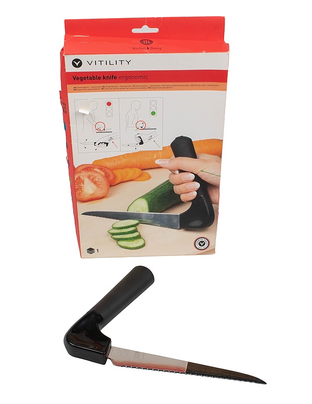 VITALITY ergonominen vihannesveitsi - Muut astiat - 10105405205 - 0