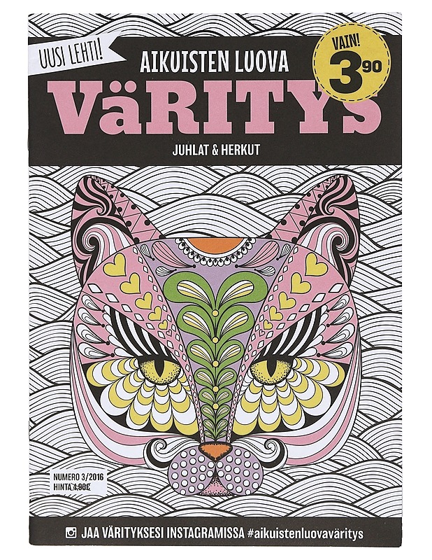 Aikuisten luova väritys : Juhlat ja herkut - Harrastekirjat - 10105405203 - 0