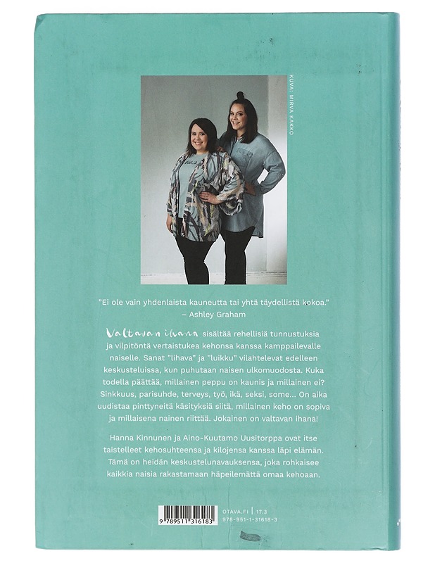 Valtavan ihana : havaintoja naisen kehosta ja kiloista - Kinnunen, Hanna - Tietokirjat ja oppaat - 10105405224 - 1
