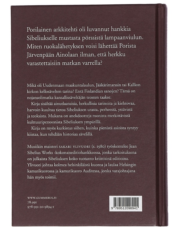 Sibeliuksen lampaanviulu : tarinoita sävelten takaa - Sakari Ylivuori - Elämäkerrat ja muistelmat - 10105405226 - 1