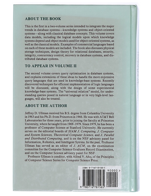 Principles of Database and Knowledge-Base Systems Vol. 1-2 - Ullman, Jeffrey D - Tietokirjat ja oppaat - 10105405247 - 2