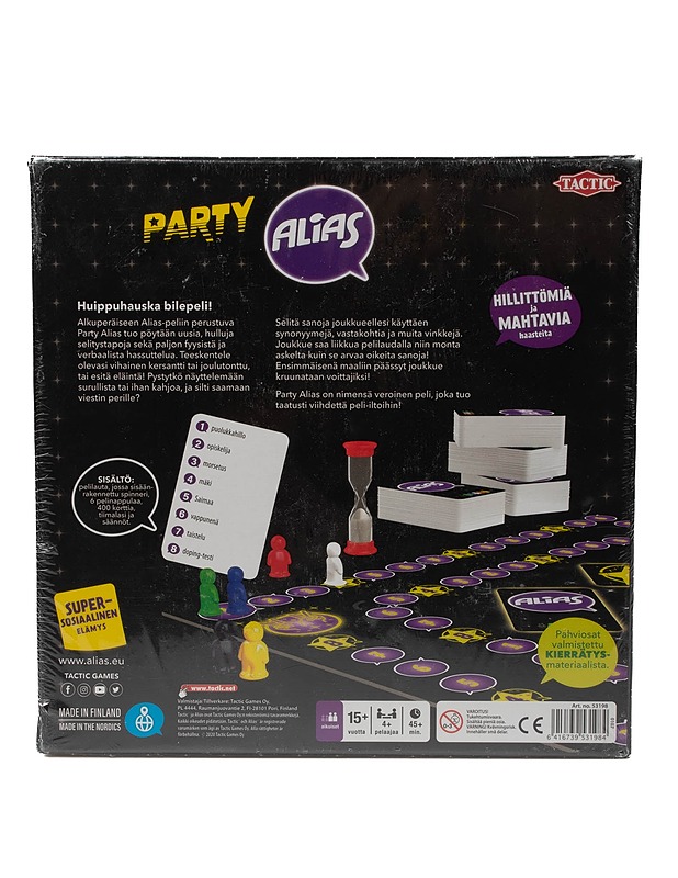 TACTIC Party Alias lautapeli - Lautapelit - 10105405248 - 1