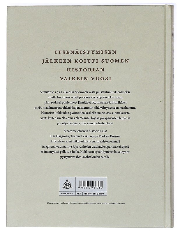 1918 - Häggman, Kai - Elämäkerrat ja muistelmat - 10105405279 - 1