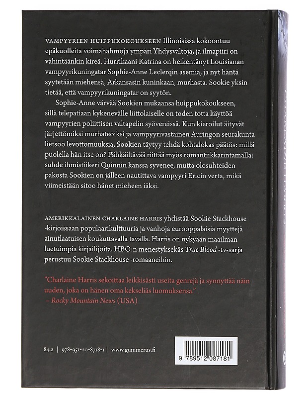 Pahan veren valtakunta - Harris, Charlaine - Romaanit ja novellit - 10105405334 - 1