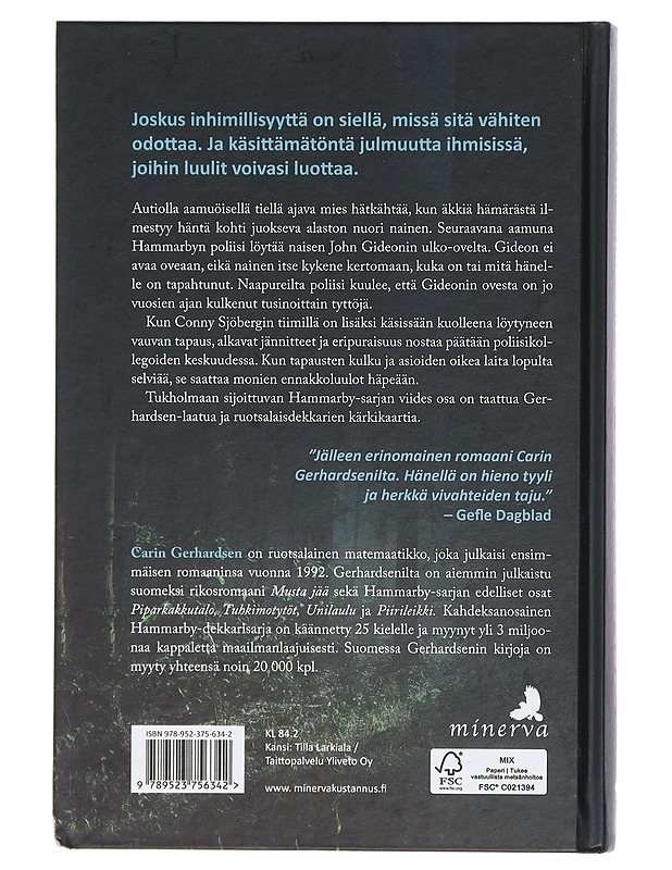 Hyvä haltija - Gerhardsen, Carin - Jännitys ja dekkarit - 10105405357 - 1