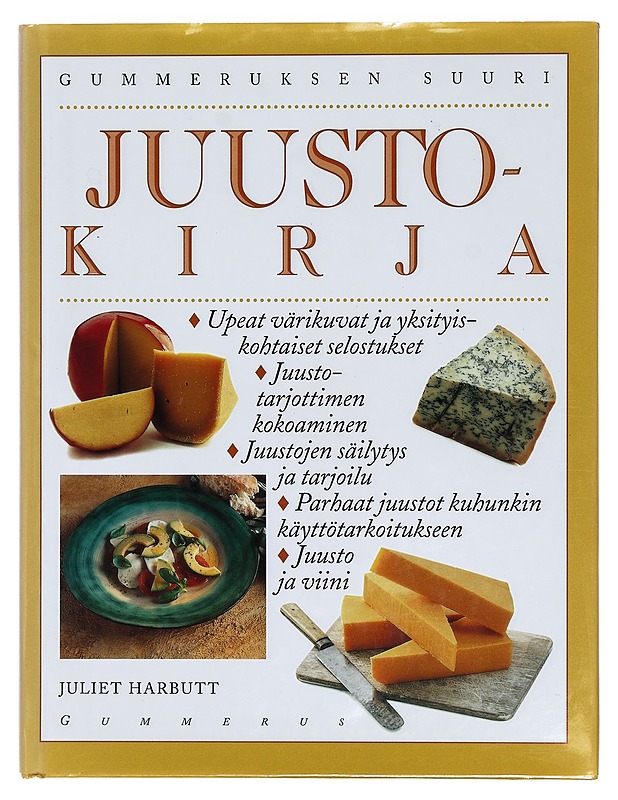 Gummeruksen suuri juustokirja - Harbutt, Juliet - Kirja lahjaksi - 10105405406 - 0