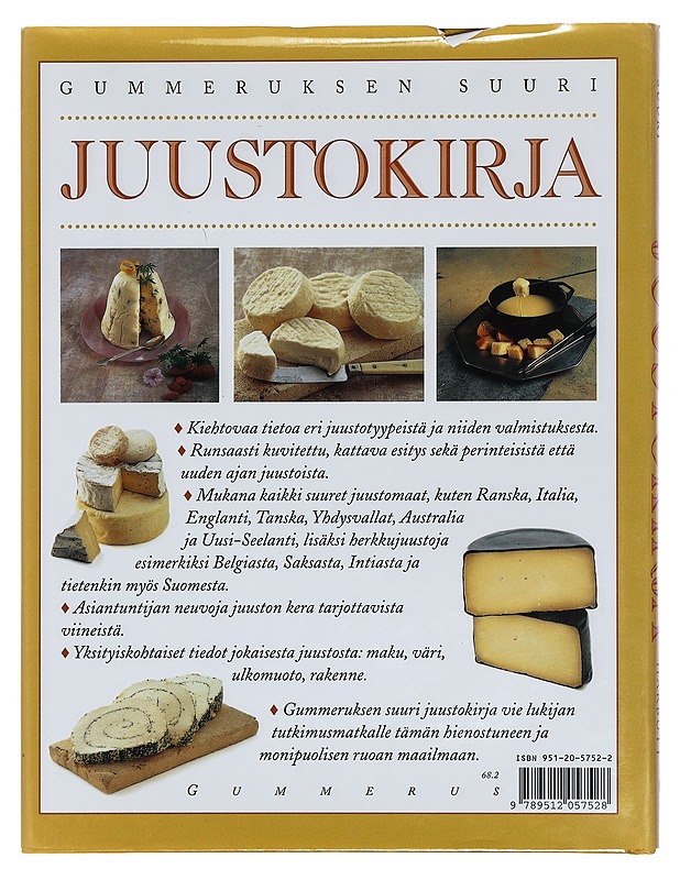 Gummeruksen suuri juustokirja - Harbutt, Juliet - Kirja lahjaksi - 10105405406 - 1
