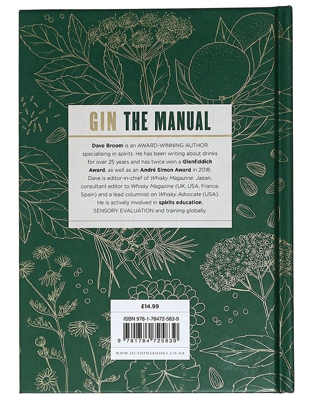 Gin The Manual - Dave Broom - Ruokakirjat - 10105405426 - 1