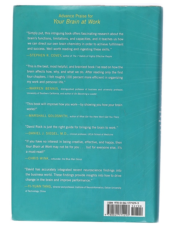 Your brain at work : strategies for overcoming distraction, regaining focus, and working smarter all day long - David Rock - Tietokirjat ja oppaat - 10105405467 - 1