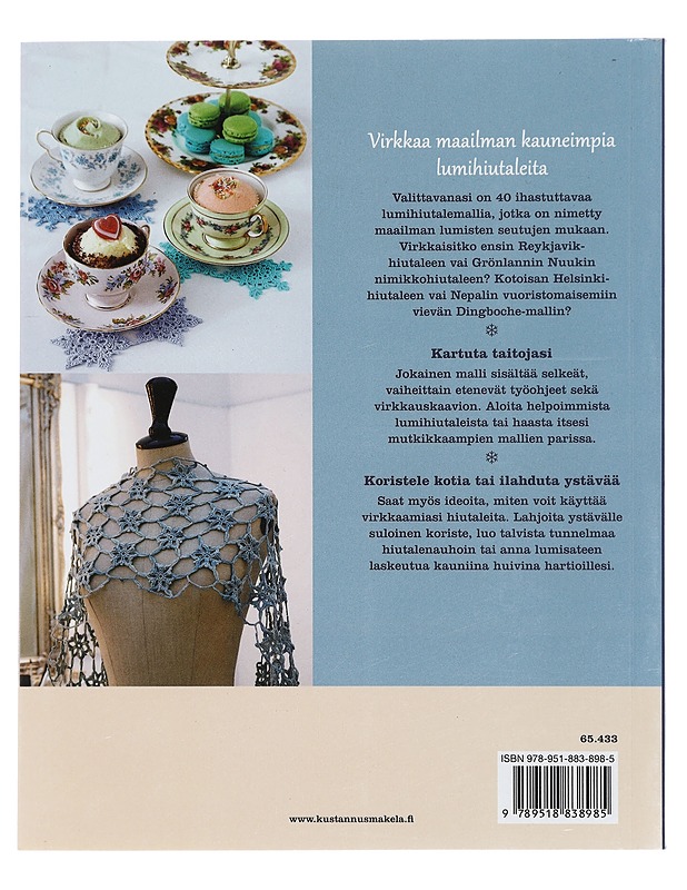 Virkatut lumihiutaleet : 40 kauniin keveää virkkausmallia - Sainio, Caitlin - Tietokirjat ja oppaat - 10105405484 - 1