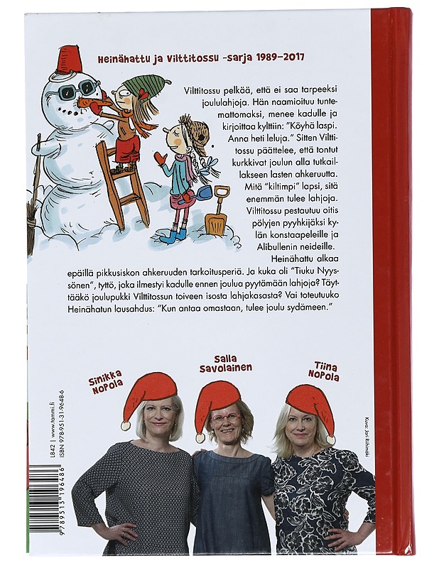 Heinähattu, Vilttitossu ja jouluvintiö - Nopola, Sinikka - Lastenkirjat - 10105405489 - 1