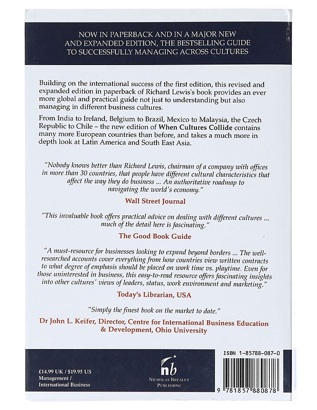 When cultures collide : managing successfully across cultures - Richard D. Lewis - Tietokirjat ja oppaat - 10105405525 - 1