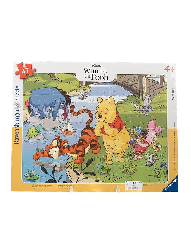 RAVENSBURGER Winnie The Pooh palapeli, 47 palaa - Lasten palapelit - 10105405576 - 0