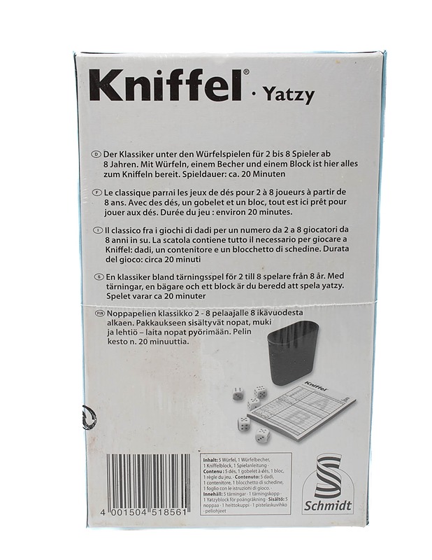 SCHMIDT Kniffel Yatzy peli - Seurapelit - 10105405611 - 1