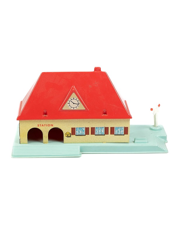 Retro juna-asema lelu - Muut sisustustavarat - 10105405625 - 1