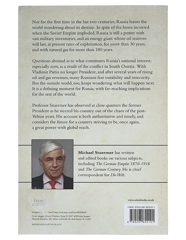 Putin and the rise of Russia - Michael Stuermer - Historiakirjat - 10105405638 - 1