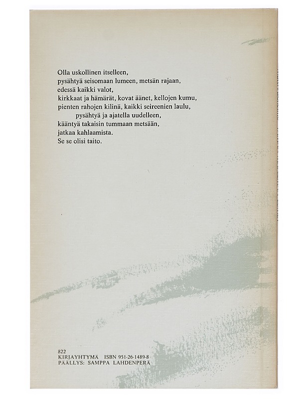 Tämän maailman lumet - Matti Paloheimo - Runot ja näytelmät - 10105405707 - 1