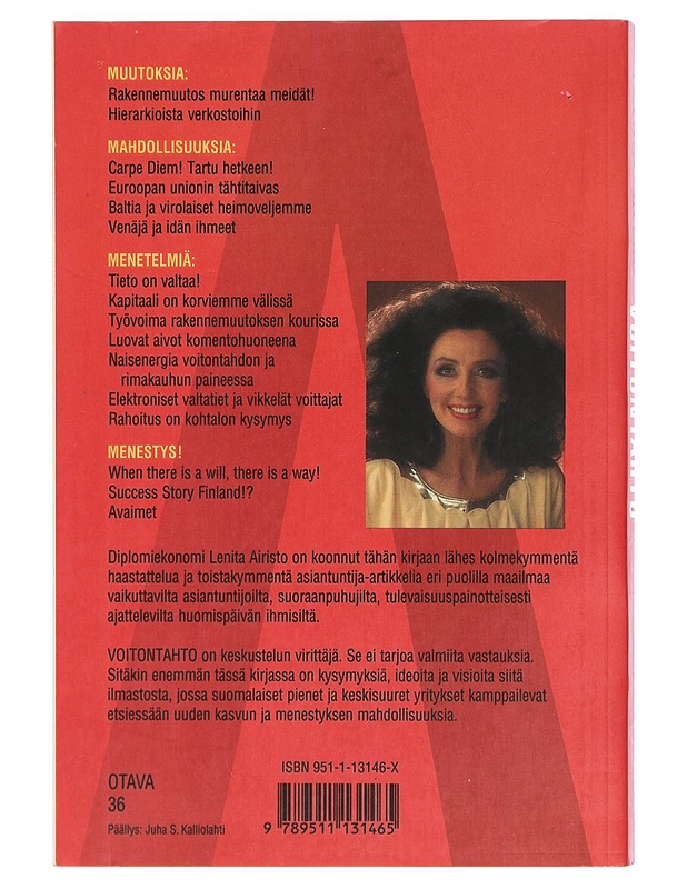 Voitontahto : avain suomalaisten menestymiseen - Airisto, Lenita - Harrastekirjat - 10105405731 - 1