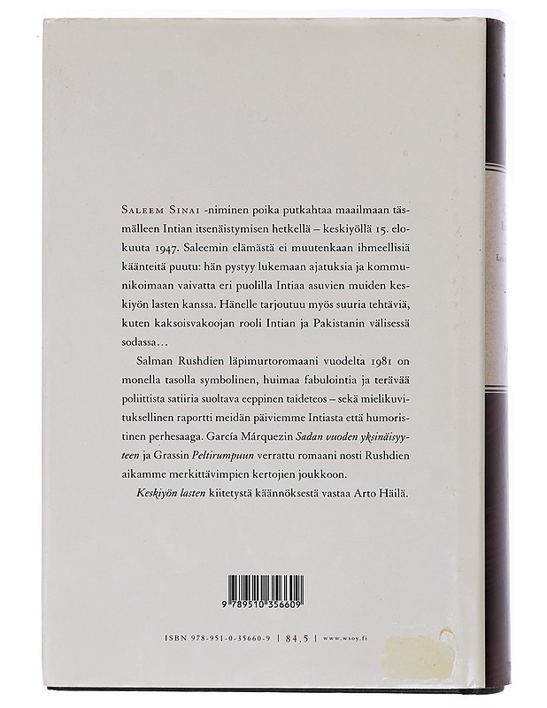 Keskiyön lapset - Rushdie, Salman - Romaanit ja novellit - 10105405749 - 1