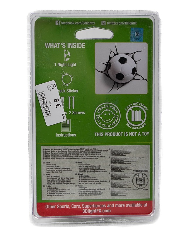 3DLIGHTFX Soccer yövalo - Lasten lelut - 10105405854 - 1