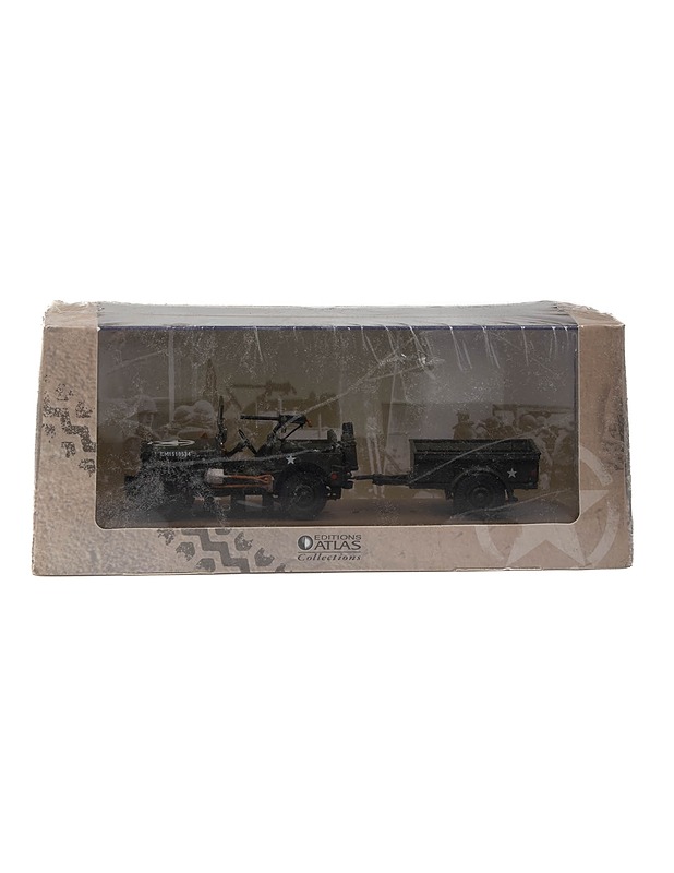 ÉDITIONS ATLAS JEEP pienoismalli perävaunulla - Lasten lelut - 10105405871 - 0