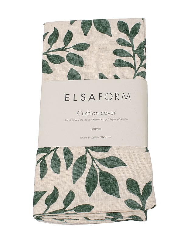 ELSA FORM Leaves tyynynpäällinen, 50 x 50 cm - Muut kodintekstiilit - 10105405883 - 0