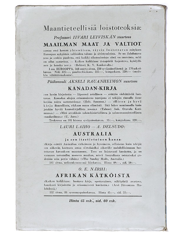 Islanti : Kuvauksia tulivuorien ja jäätikköjen maasta - Leiviskä, Iivari - Tietokirjat - 10105405890 - 1