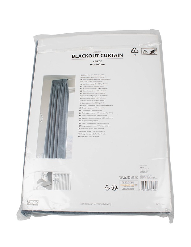 JYSK Aldra pimennysverho, 140 x 300 cm - Verhot ja kapat - 10105405910 - 1